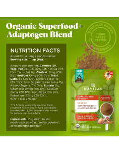 Mezcla de Adaptógenos Superfood+ Navitas Organics 178g 2