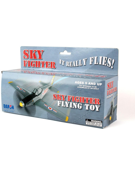 Daron Juguete Volador Sky Fighter Gris 360 con Cuerda Daron Juguete Volador Sky Fighter Gris 360 con Cuerda