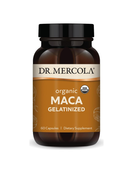 Suplemento de Maca Orgánica Gelatinizada Dr. Mercola 60 Cápsulas Suplemento de Maca Orgánica Gelatinizada Dr. Mercola 60 Cápsulas