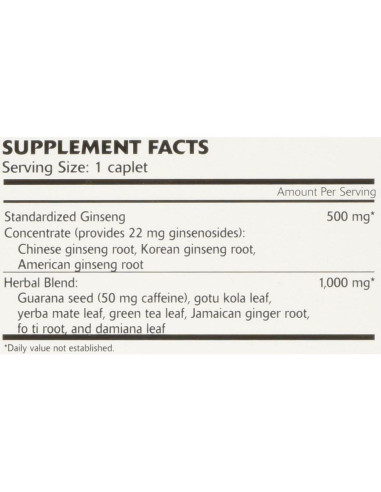 Suplemento Energético Hi-EnerG Ginseng 500 mg 20 Porciones