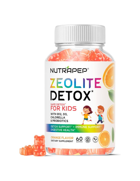 Gomitas Detox para Niños NutraPep - Zeolita y Probioticos 136g Gomitas Detox para Niños NutraPep - Zeolita y Probioticos 136g