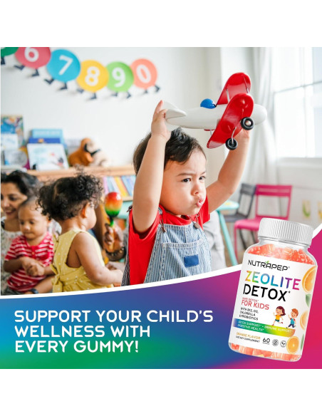 Gomitas Detox para Niños NutraPep - Zeolita y Probioticos 136g Gomitas Detox para Niños NutraPep - Zeolita y Probioticos 136g