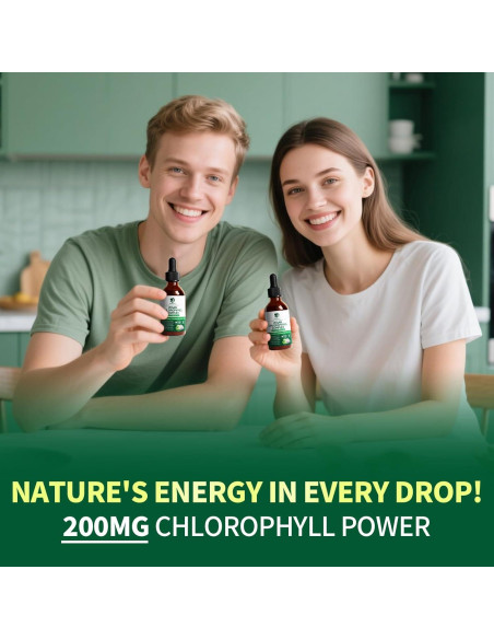 Gotas de Clorofila 200mg Lukaree 2Oz - Vegano, Sin Azúcar, Menta Gotas de Clorofila 200mg Lukaree 2Oz - Vegano, Sin Azúcar, Menta