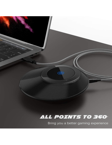 Micrófono USB ixiivio G13 Omnidireccional 3m para Conferencias