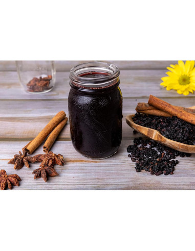 Saúcos Secos Orgánicos 0.45kg Real Wild Harvest - Sambucus Nigra
