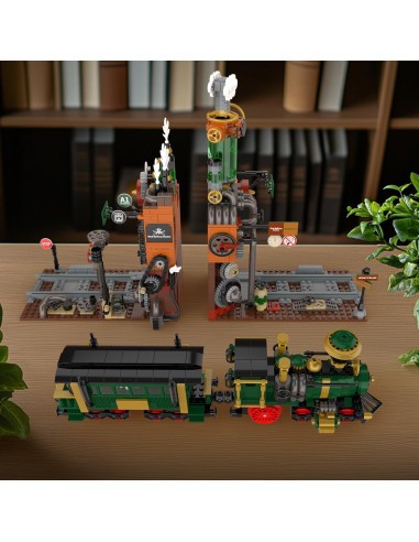 Set de Construcción Tren de Vapor Medieval 1379 Piezas