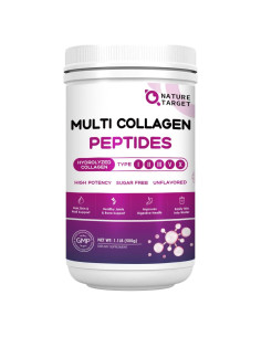 Polvo de Péptidos de Colágeno Múltiple Nature Target 50 Porciones