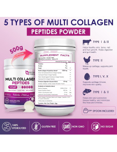 Polvo de Péptidos de Colágeno Múltiple Nature Target 50 Porciones 2