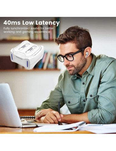 Auriculares Inalámbricos FEDIKER SW4 - 30ms Latencia - Bluetooth