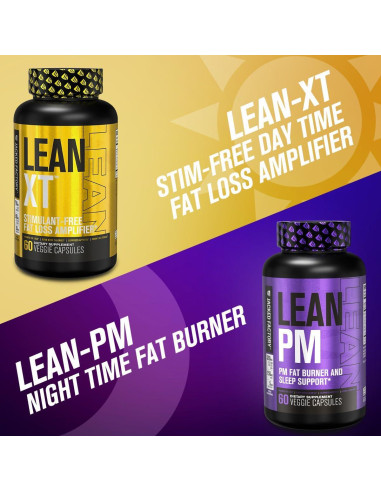Jacked Factory Lean-XT Quemador de Grasa Sin Cafeína 60 Cápsulas