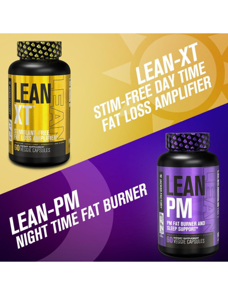 Jacked Factory Lean-XT Quemador de Grasa Sin Cafeína 60 Cápsulas Jacked Factory Lean-XT Quemador de Grasa Sin Cafeína 60 Cápsulas