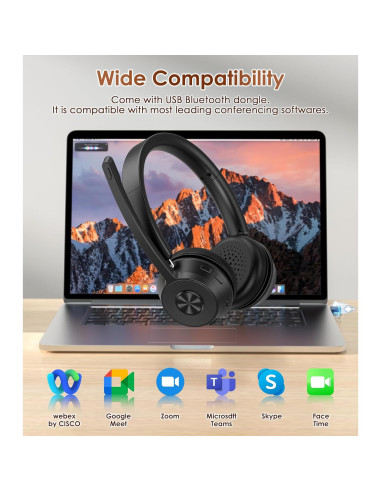 Auricular Inalámbrico Soothielec KH53 Bluetooth con Micrófono