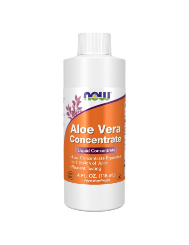 Concentrado de Aloe Vera NOW Foods 40:1 113.4g - Sabor Agradable