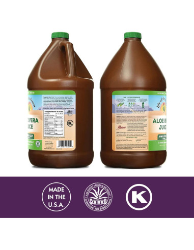 Jugo de Aloe Vera Lirio del Desierto 1.89 L Orgánico Digestivo