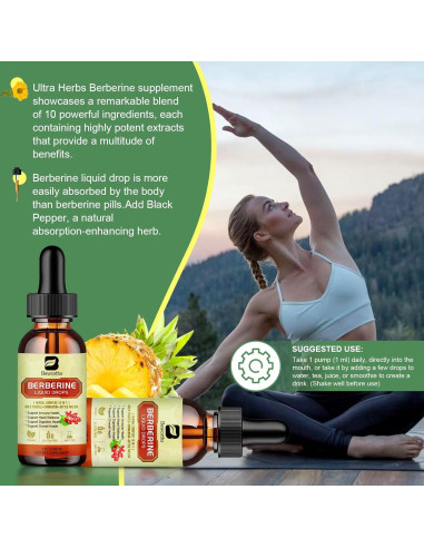 Suplemento de Berberina Líquido B BEWORTHS 59.15 ml - Canela de Ceilán