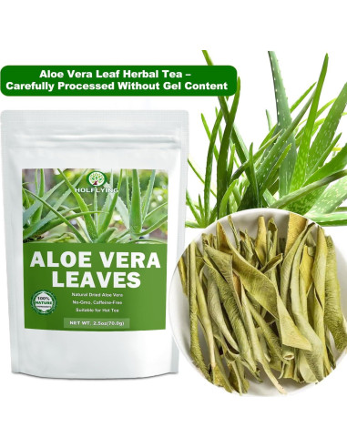 Hojas de Aloe Vera Secas 100% Naturales - 70.9 g