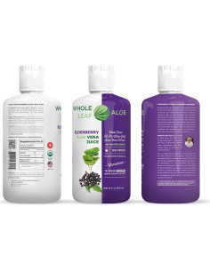 Jugo de Aloe Vera de Hoja Entera Orgánico 0.95L - Whole Leaf Aloe 2