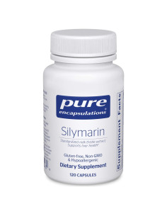 Suplemento de Cardo Mariano Pure Encapsulations 250 mg - 120 Cápsulas