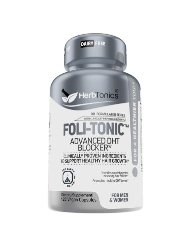 Suplemento para el Crecimiento del Cabello Foli Tonic 120 Cápsulas Veganas