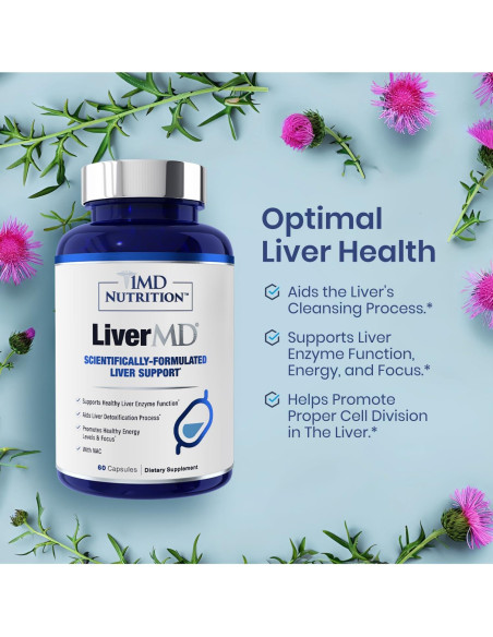 Suplemento Hepático 1MD Nutrition LiverMD - 60 Cápsulas Suplemento Hepático 1MD Nutrition LiverMD - 60 Cápsulas
