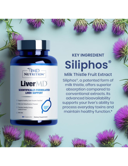 Suplemento Hepático 1MD Nutrition LiverMD - 60 Cápsulas Suplemento Hepático 1MD Nutrition LiverMD - 60 Cápsulas