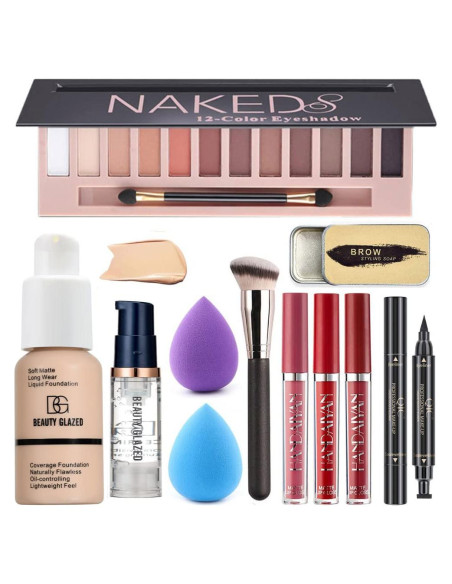 Kit de Maquillaje Todo en Uno BAISEN DIARY 12 Colores Kit de Maquillaje Todo en Uno BAISEN DIARY 12 Colores