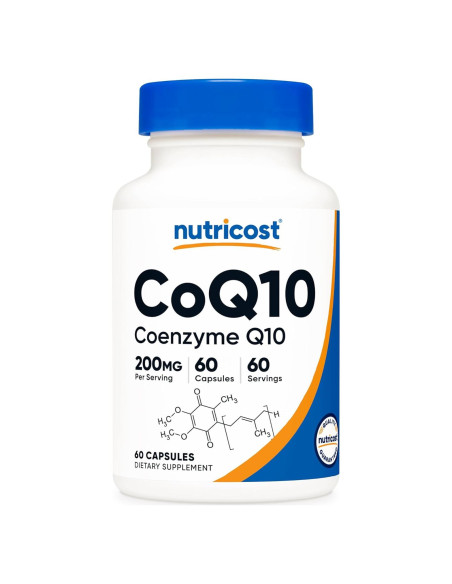 Nutricost CoQ10 200mg 60 Cápsulas Vegetarianas Alta Absorción Nutricost CoQ10 200mg 60 Cápsulas Vegetarianas Alta Absorción