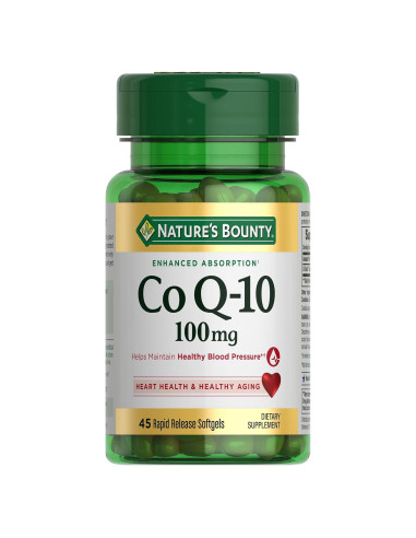 Nature's Bounty CoQ10 100mg 45 gelatinas blandas antioxidantes