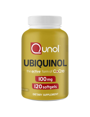 Qunol Ubiquinol CoQ10 100mg 120 Cápsulas - Antioxidante Corazón