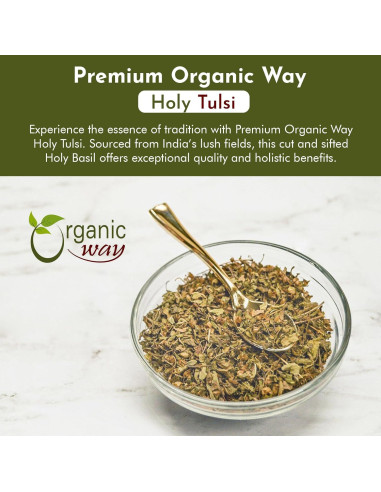 Hierba Sagrada Tulsi Orgánica 113.4 g - Organic Way