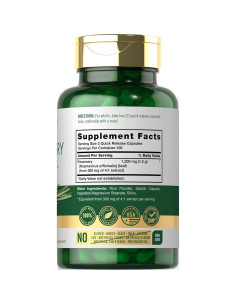 Cápsulas de Romero Carlyle 1200mg 200 Unidades Sin OGM Gluten 2