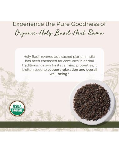 Albahaca Sagrada Tulsi Orgánica Starwest Botanicals 113 g