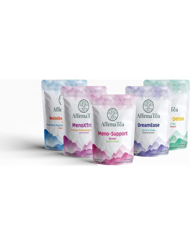 Té Alivio Menopausia AffirmaTea BloatX 30 Bolsitas Sabor Baya Poha