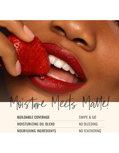 Labial Mate Hidratante Runway Rogue 90s Vibe Berry-Nude