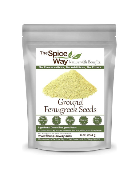 Fenogreco Molido La Forma de Especias 226.8 g - Sazonador Curry Fenogreco Molido La Forma de Especias 226.8 g - Sazonador Curry
