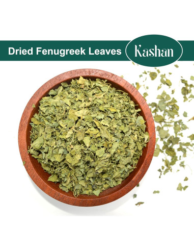 Hojas de Fenogreco Secas Kashan 198g - Sazonador Vegetariano