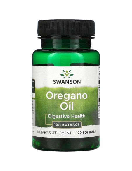 Extracto de Aceite de Orégano Swanson 10:1 - 120 Gelatinas Blandas Extracto de Aceite de Orégano Swanson 10:1 - 120 Gelatinas Blandas
