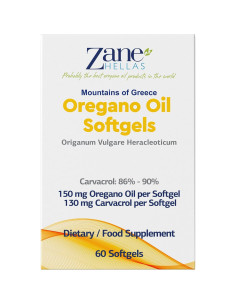 Cápsulas Blandas Aceite de Orégano Zane Hellas 60 Unidades 2