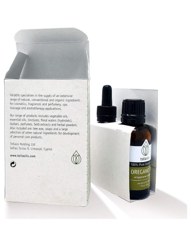 Aceite de Orégano Orgánico Teliaoils 29.57 ml - 86% Carvacrol