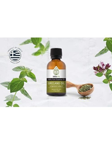 Aceite de Orégano Orgánico Teliaoils 29.57 ml - 86% Carvacrol