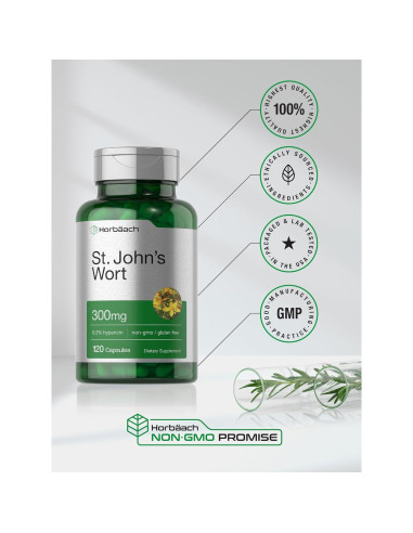 Cápsulas de Hierba de San Juan Horbach 300mg - 120 Unidades