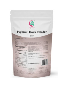 Polvo de cáscara de psyllium 0.91 kg Yogi's Gift - 98% pureza 2
