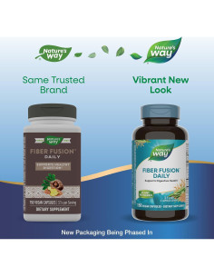 Fusión de Fibra Diaria Nature's Way 150 Cápsulas Veganas 2