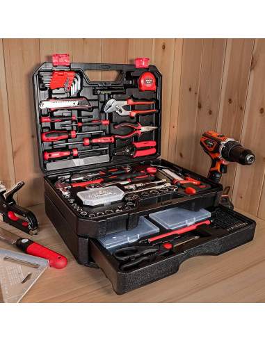 Kit de Herramientas KingTool 325 Piezas para Hogar y Auto