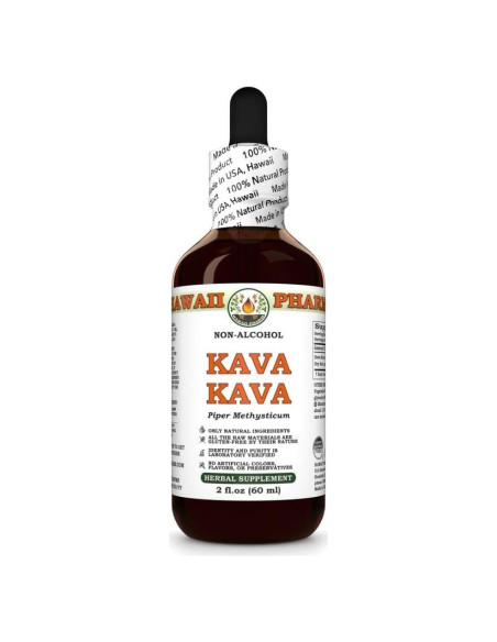 Extracto de Raíz de Kava Kava Hawaii Pharm 59 ml Natural Extracto de Raíz de Kava Kava Hawaii Pharm 59 ml Natural