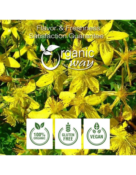 Té Herbal de Hierba de San Juan Orgánica Camomila 113.4g Té Herbal de Hierba de San Juan Orgánica Camomila 113.4g