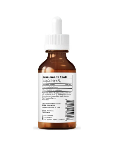 Suplemento Herbal Goodness para Estado de Ánimo 2oz - Ashwagandha