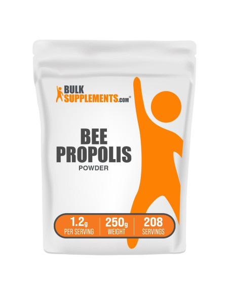 Polvo de Propóleos de Abeja BulkSupplements 250g - Suplemento Natural Polvo de Propóleos de Abeja BulkSupplements 250g - Suplemento Natural