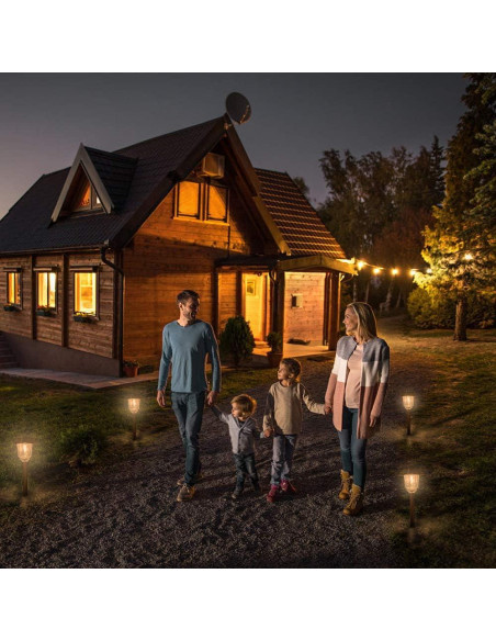 Luces Solares XMCOSY+ 4 Piezas Jardín Regulables IP65 Luces Solares XMCOSY+ 4 Piezas Jardín Regulables IP65
