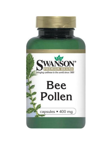 Pólen de Abeja Swanson 400 mg 100 Cápsulas Suplemento